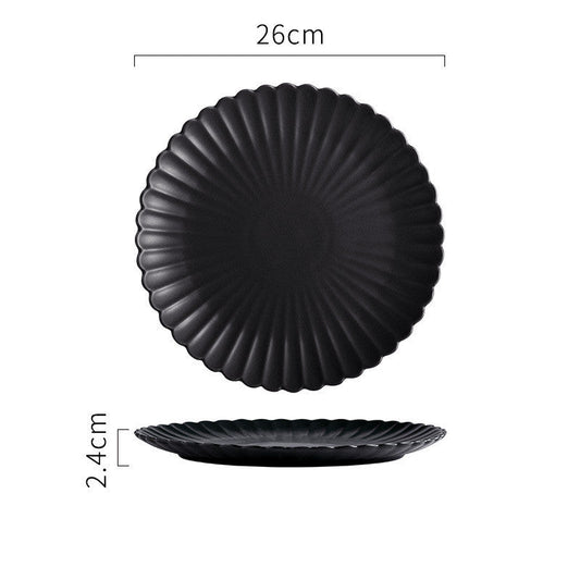 Creative Simple Solid-color Ceramic Cake Plate