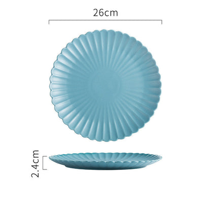 Creative Simple Solid-color Ceramic Cake Plate