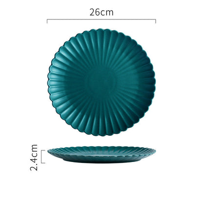 Creative Simple Solid-color Ceramic Cake Plate